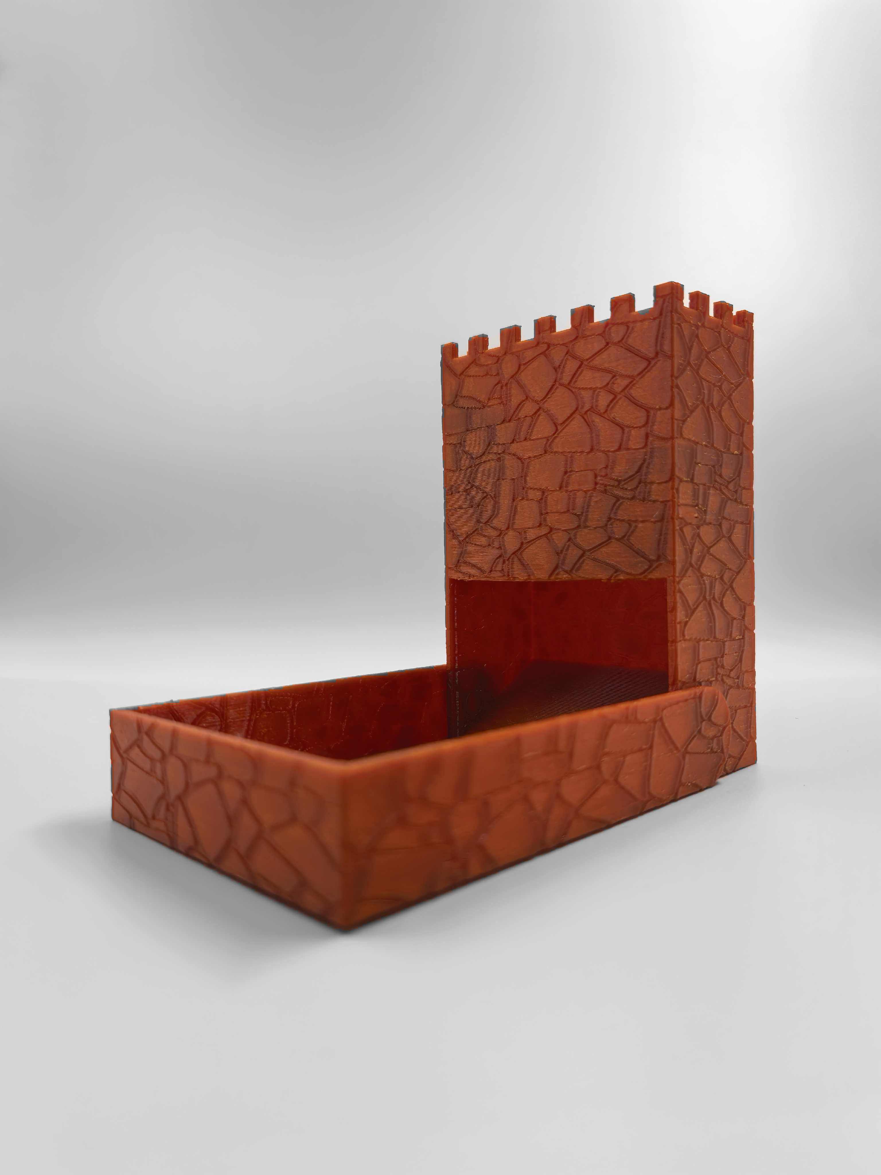Dice Tower Wooden - Foldable Dice tower Board Game Tabletop
