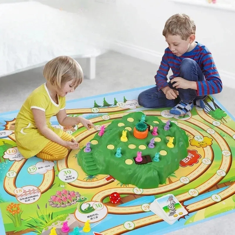 Board Game Saboteur - Carrot Rabbit Trap Table Board Defend