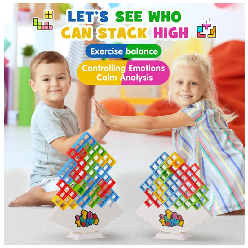Board Game Saboteur - New 3D Tetris Tower Balancing Stacking