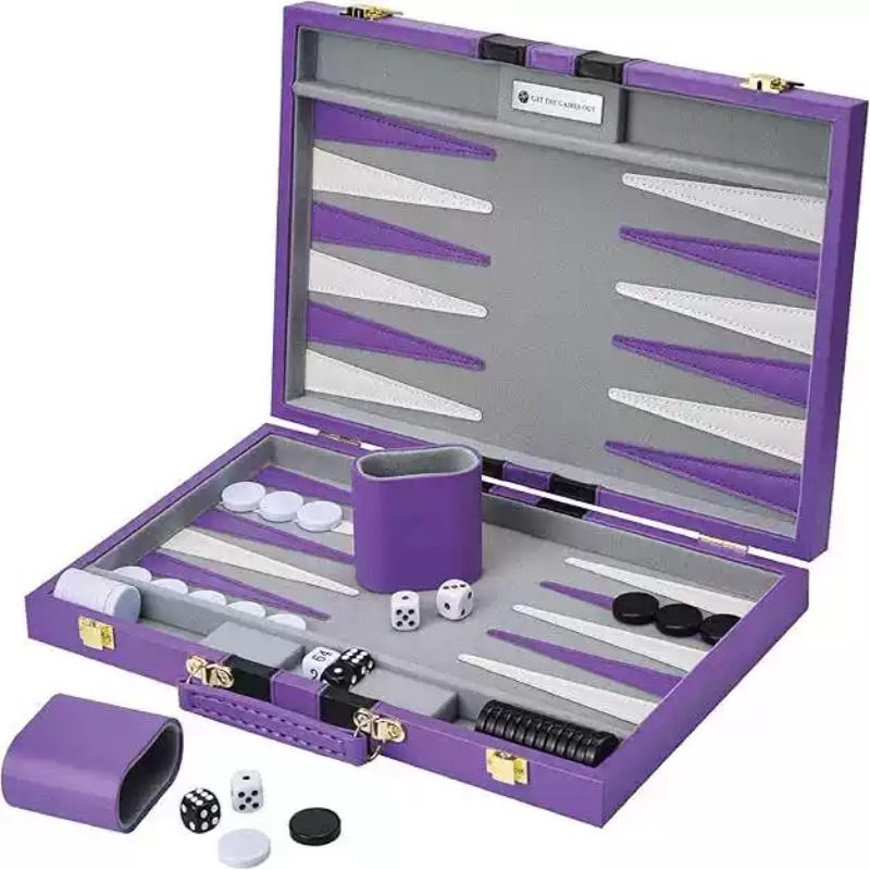 Game Storage Box - 11 Inch PU Leather Chess Set