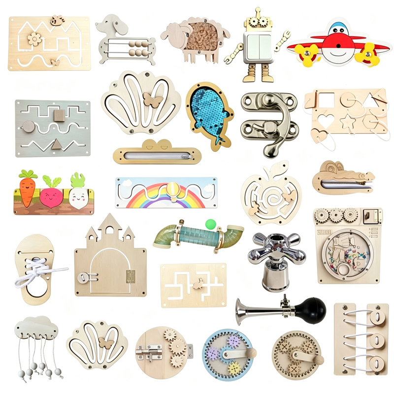 Board Game For Kids - Kids Busy Board DIY Accessories Baby