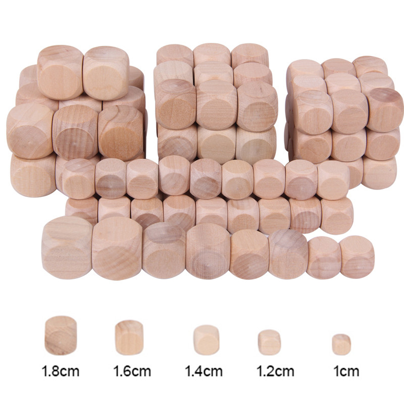 Dice Tower Wooden - 10 Chiếc D6 6 2 Mặt