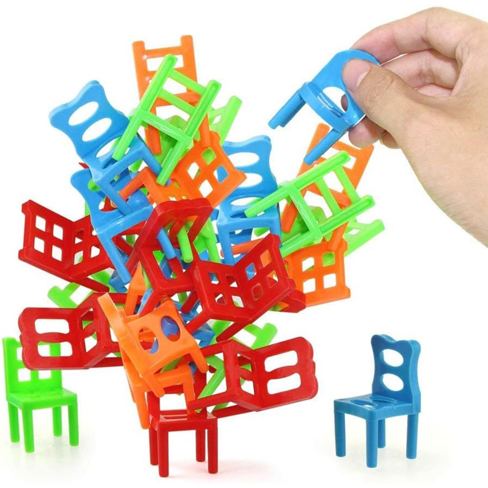 Board Game Saboteur - 18Pcs/Set Balance Chairs Board Game Mini