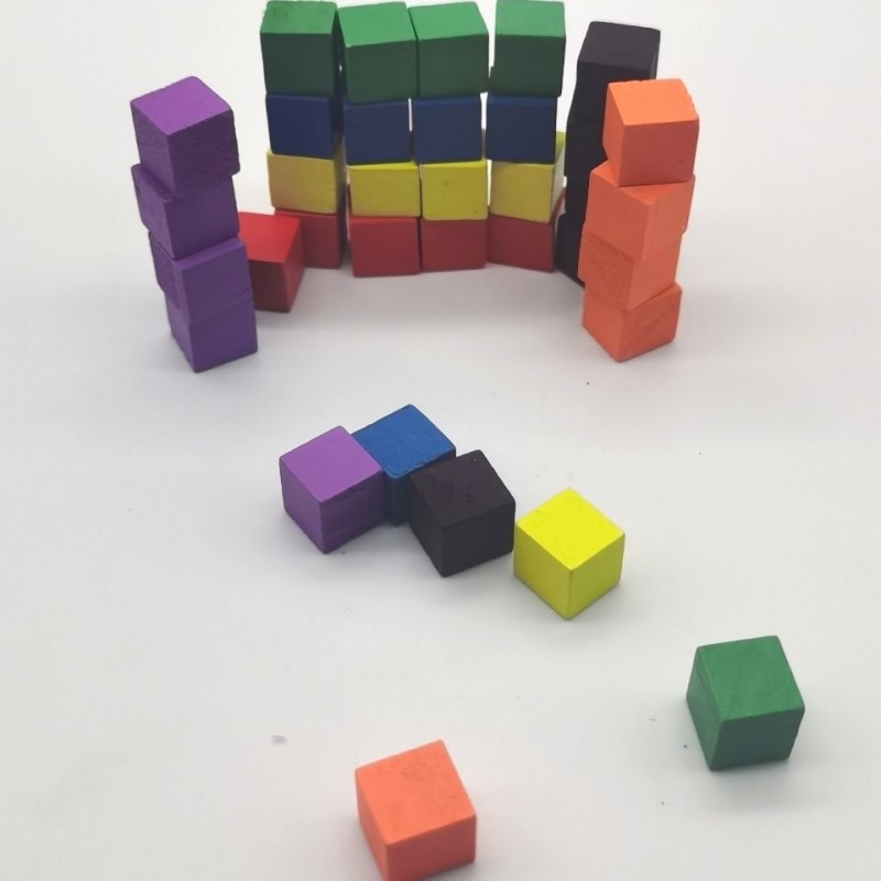 100Pcs/lots 10mm Wood Cubes Co - đánh giá và giá Board Game Bang