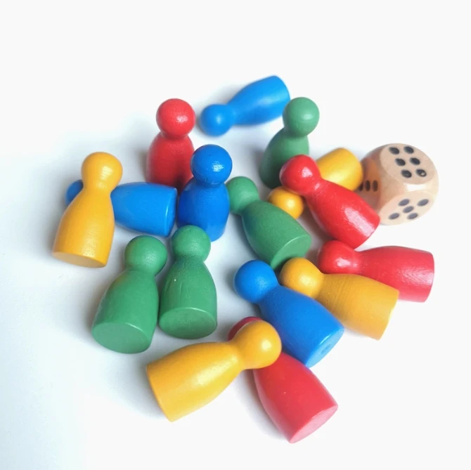 100 Pcs Colorful Wooden Chess  - đánh giá và giá Board Game With Questions