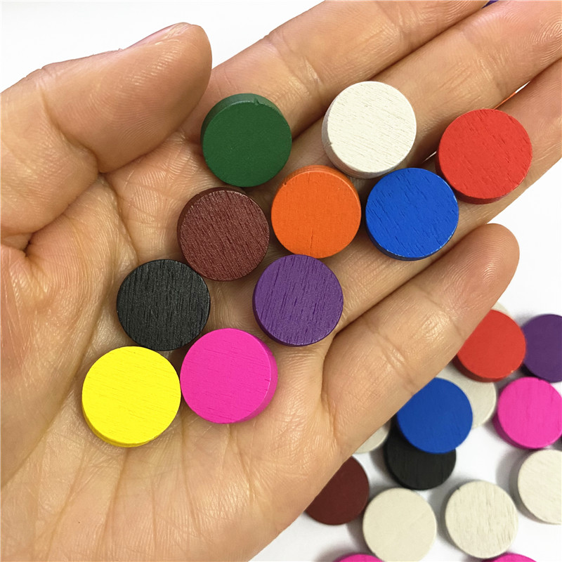 50pieces 15*5MM 11 Colors Wood - đánh giá và giá Board Game With Questions