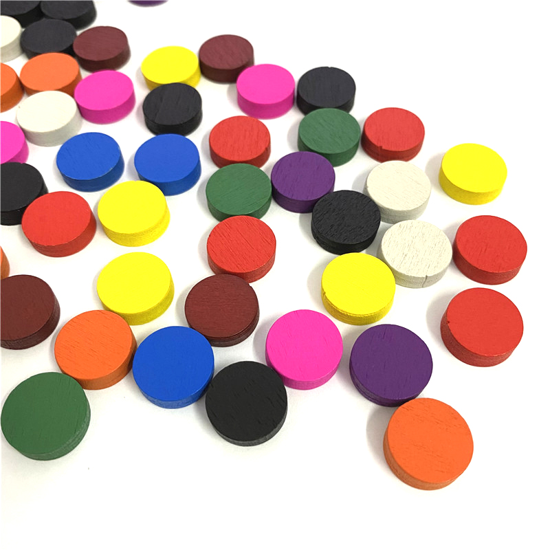 50pieces 15*5MM 11 Colors Wood - đánh giá và giá Board Game With Questions