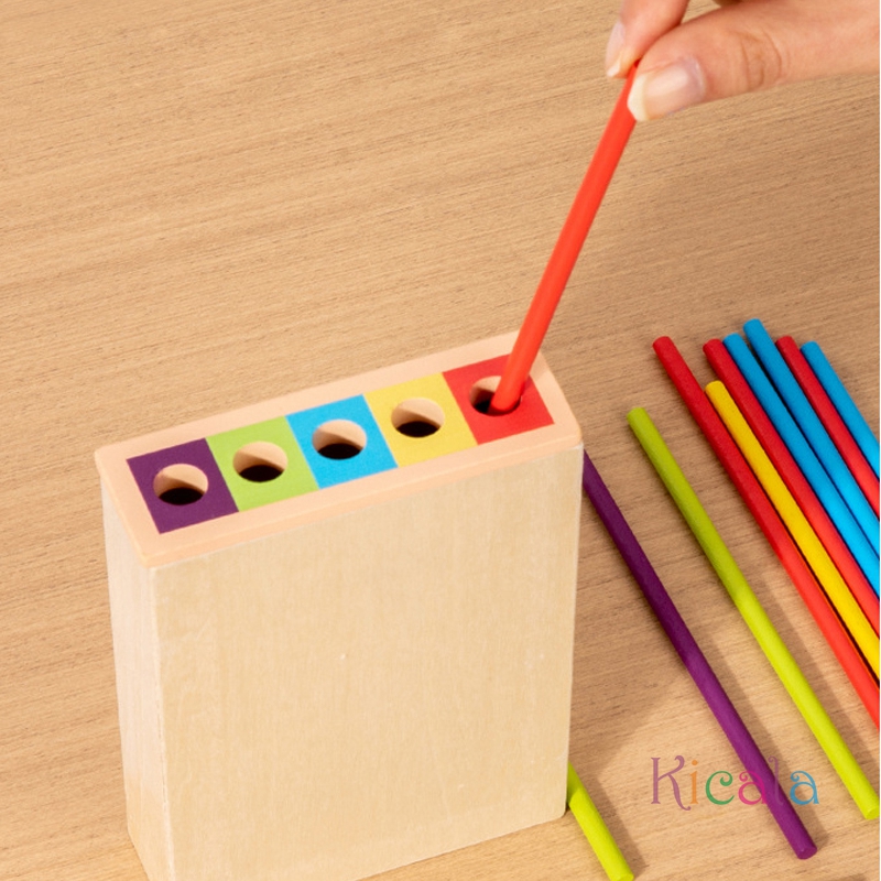 Montessori Game Wooden Stick T - đánh giá và giá Dice Tower Wooden