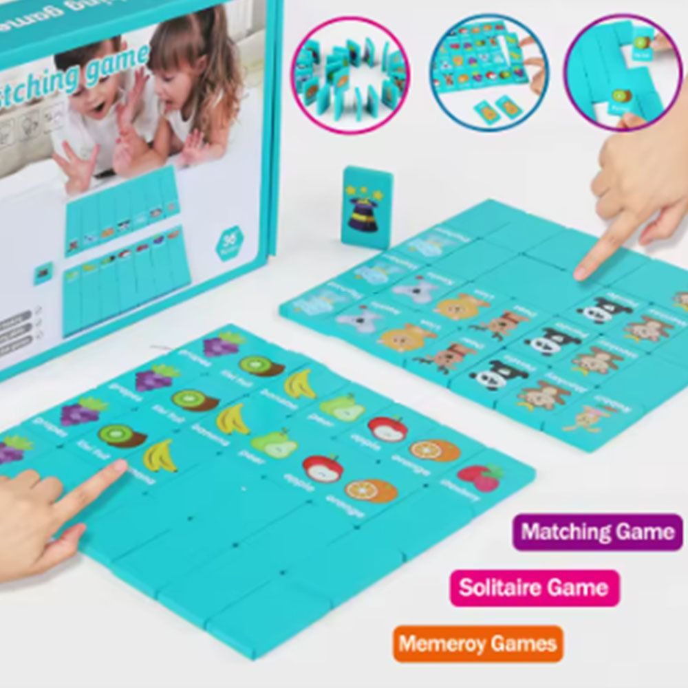 Wooden Memory Solitaire Matchi - đánh giá và giá Board Game Flip 7