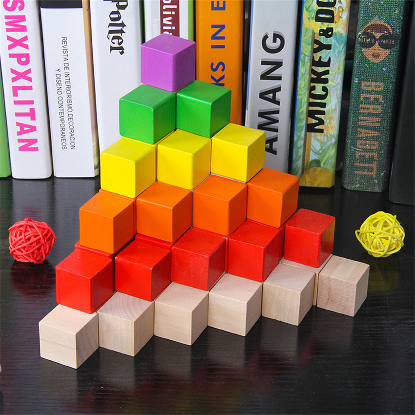 30Pcs/lot 2X2CM Wooden Colorfu - đánh giá và giá Board Game With Questions