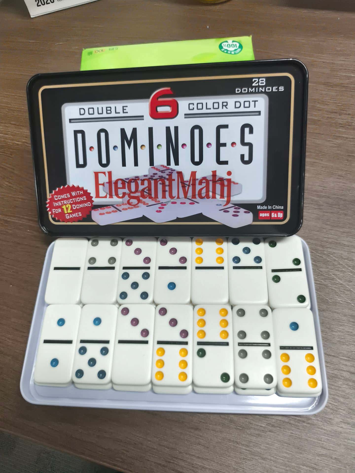 ElegantMahj Double Six Dominoe - đánh giá và giá Game Storage Box