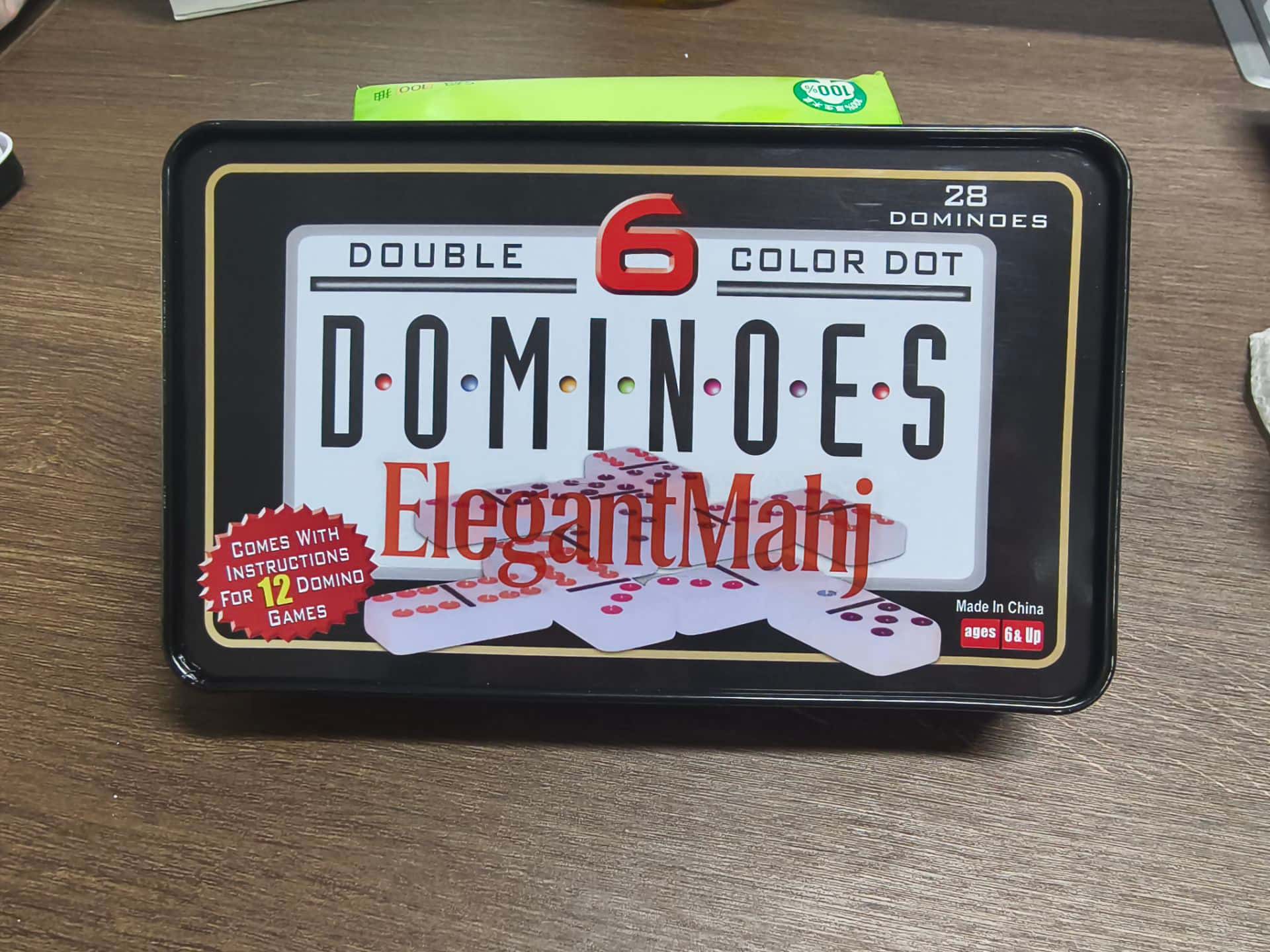 ElegantMahj Double Six Dominoe - đánh giá và giá Game Storage Box