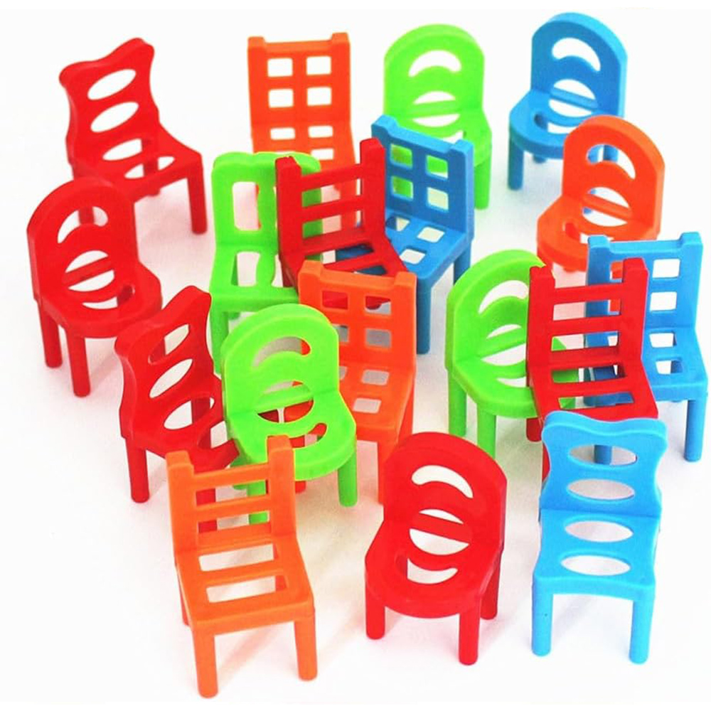 18Pcs/Set Balance Chairs Board - đánh giá và giá Board Game Saboteur